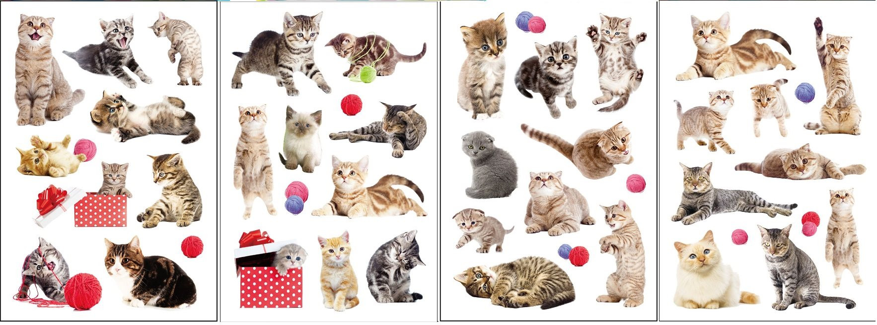 Naklejki 3D Koty CLA7 Brewis